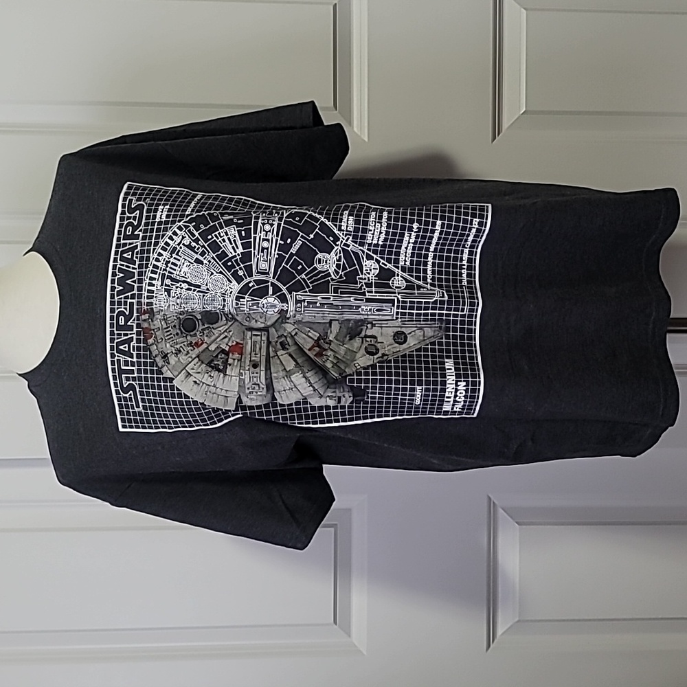STAR WARS GRAPHIC SHORT SLEEVE GRAPHIC CREWNECK MENS T-SHIRT XL